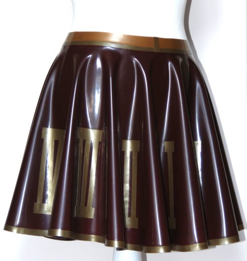 Latex Steampunk Skater Skirt