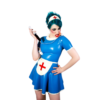 latex nurse outfit with apron