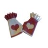 Frill Cuff Hearts Gloves