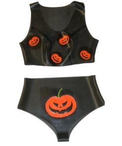 Latex Pumpkins Underwear Set
