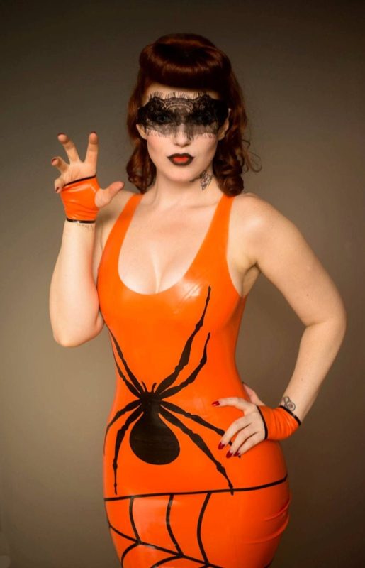 Latex Spider Dress