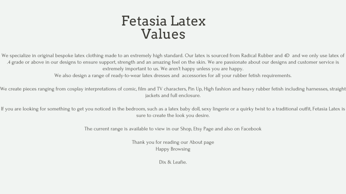 Fetasia Latex